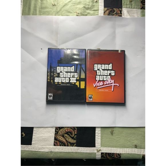Ps2 classic games in mint shape gta vice city and gta III